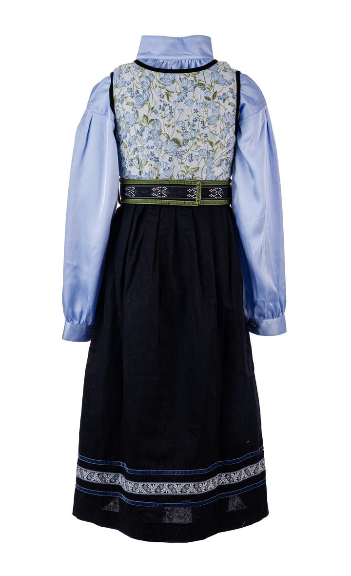 Salto Oline Festdrakt - Botanic Blåmønstret for barn - Brobrobrille