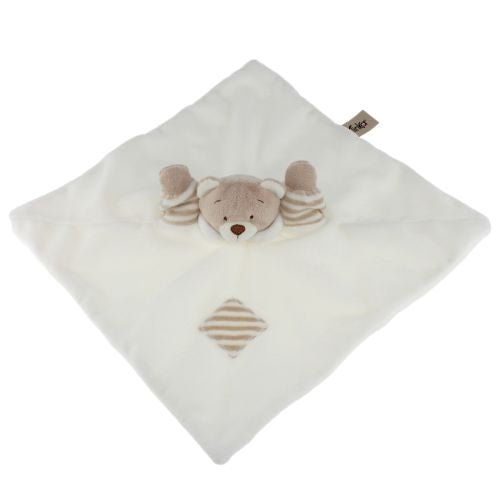 Tinka Baby Koseklut Bamse 30x30 cm – Krem for barn - Brobrobrille