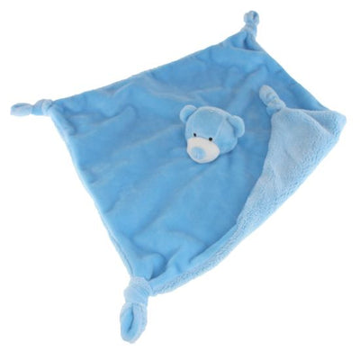Tinka Baby Koseklut med Bamse 28x28 cm - Blå for barn - Brobrobrille