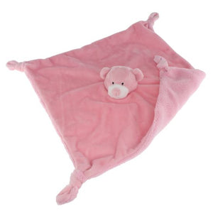 Tinka Baby Koseklut med Bamse 28x28 cm - Rosa for barn - Brobrobrille