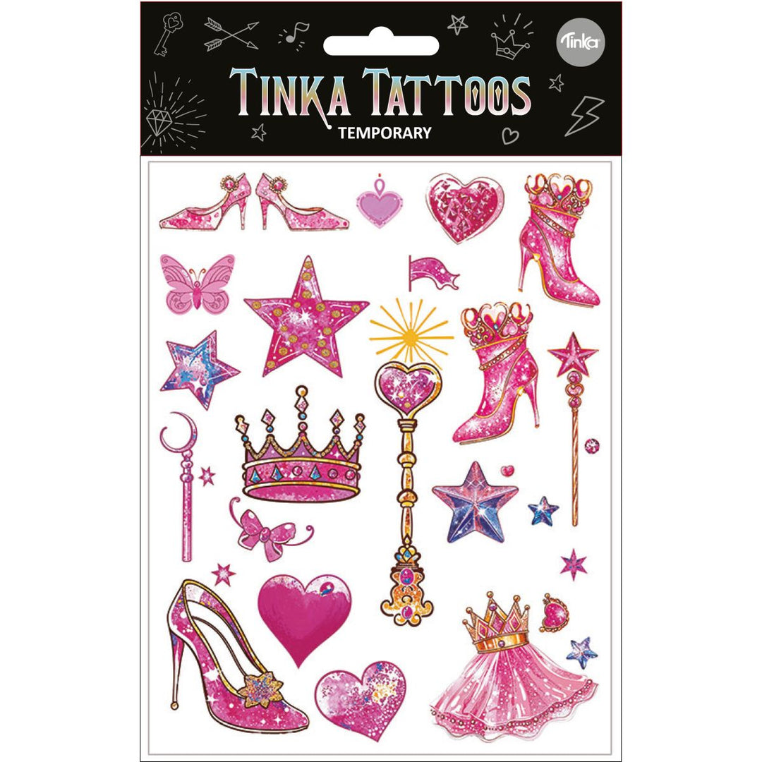 Tinka Midlertidige Tatoveringer – Princess for barn - Brobrobrille