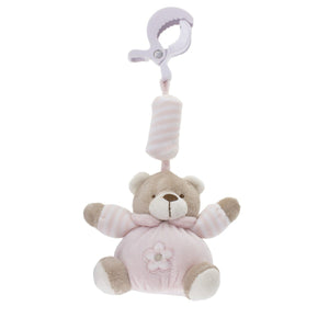Tinka Rangle med bamse og klype - Rosa for barn - Brobrobrille