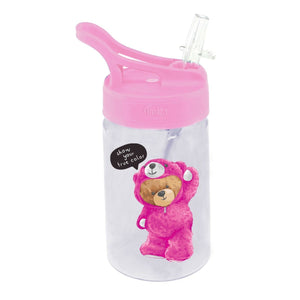 Tinka Thirsty drikkeflaske med sugerør – Bamse 0,35L for barn - Brobrobrille