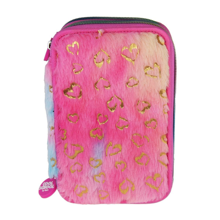Tinka Trippelt Plysj Pennal Leopard – Hjerter for barn - Brobrobrille