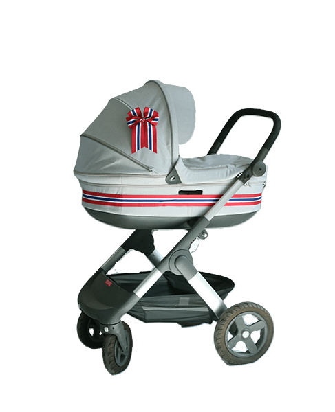 Tinkafu 17. mai Dekorbånd – Barnevognpynt for barn - Brobrobrille