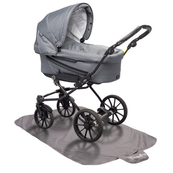 Tinkafu Gulvbeskyttelse 90×145 cm – Grå for barn - Brobrobrille