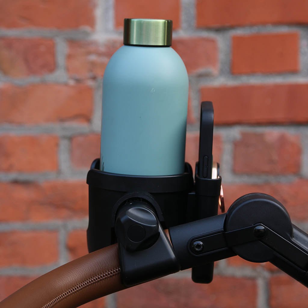 Tinkafu Koppholder med Mobilholder 2 - i - 1 til Barnevogn for barn - Brobrobrille
