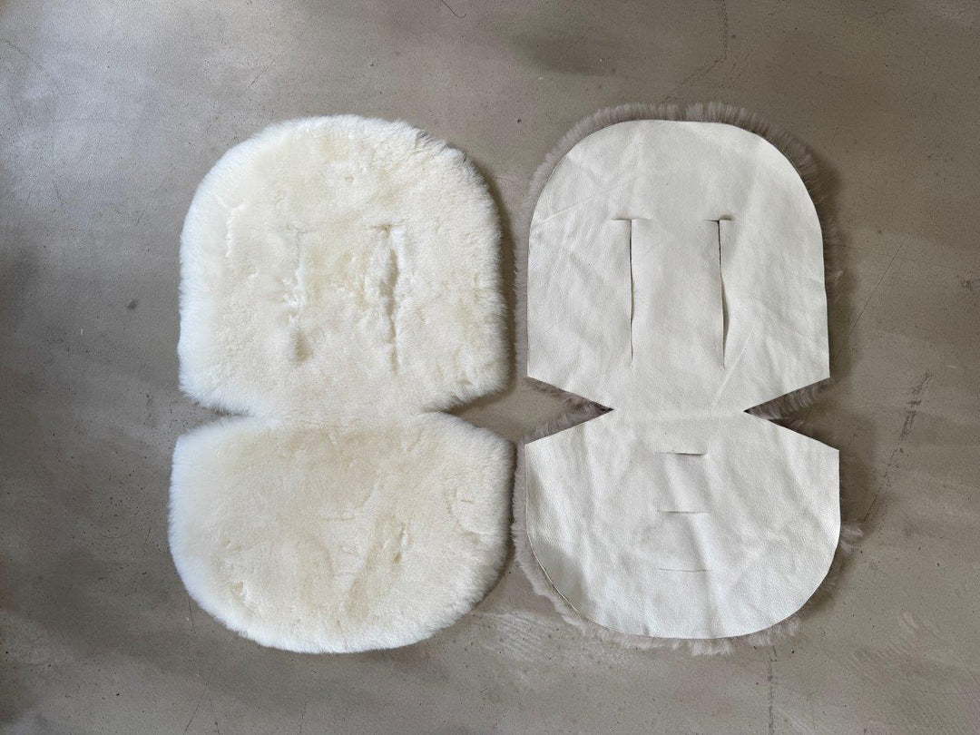 Tinkafu Lammeskinn Boble - Hvit Merinoull for barn - Brobrobrille