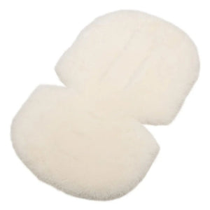 Tinkafu Lammeskinn Boble - Hvit Merinoull for barn - Brobrobrille