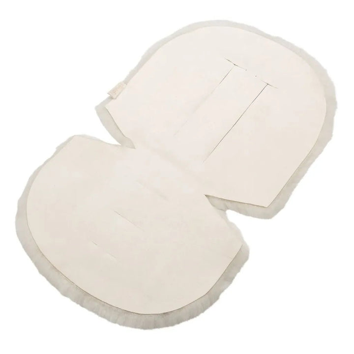 Tinkafu Lammeskinn Boble - Hvit Merinoull for barn - Brobrobrille