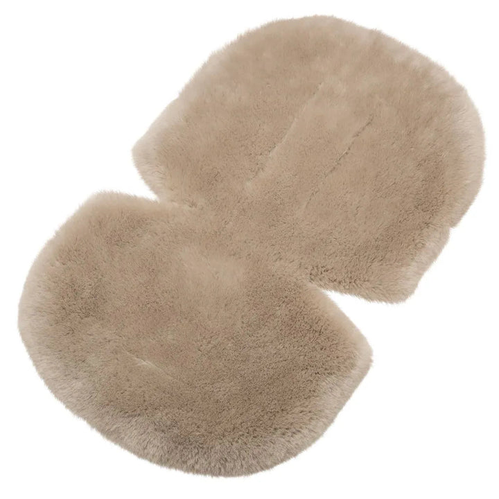 Tinkafu Lammeskinn Boble – Taupe Merinoull for barn - Brobrobrille