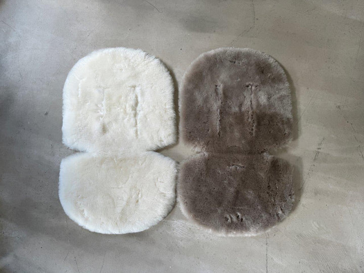 Tinkafu Lammeskinn Boble – Taupe Merinoull for barn - Brobrobrille