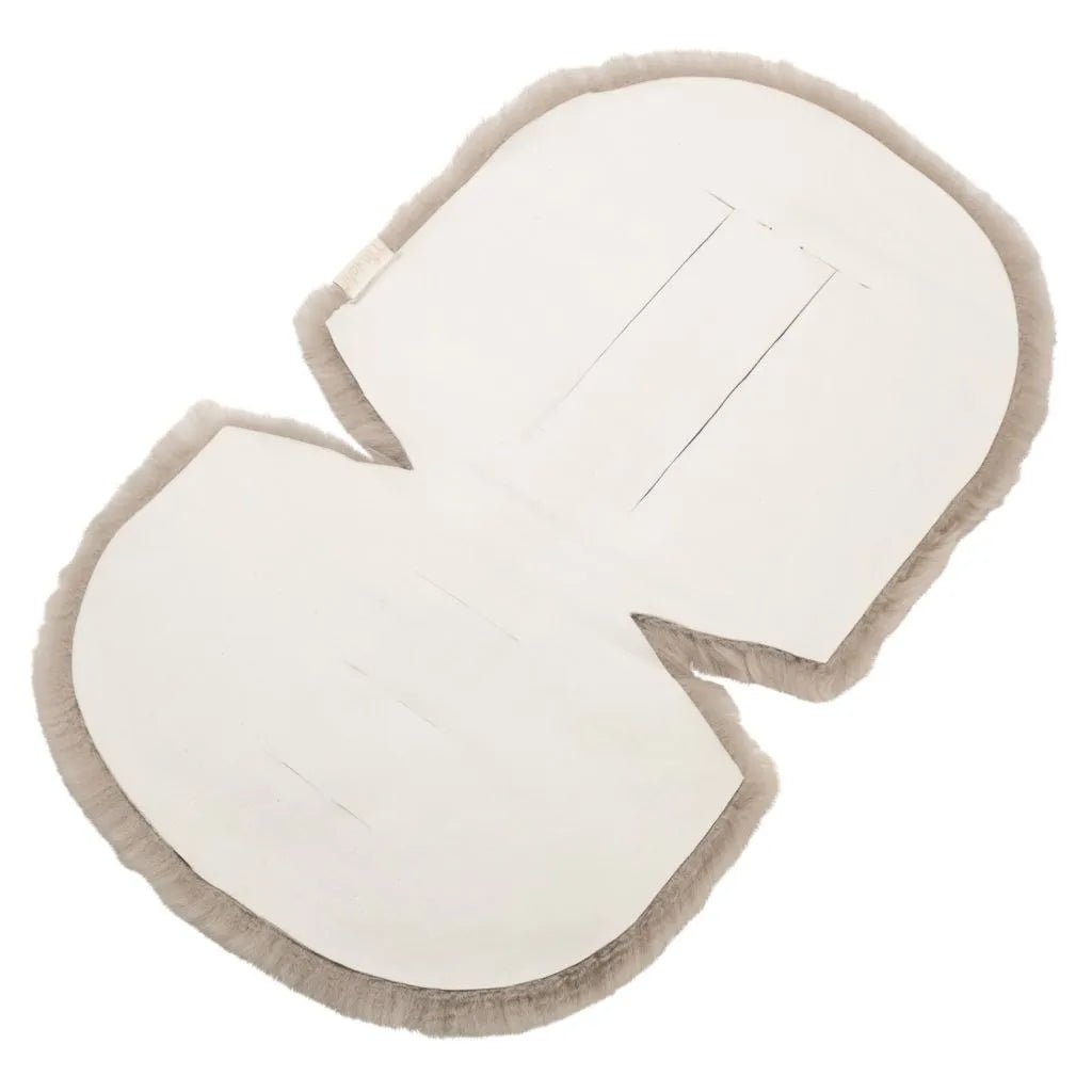 Tinkafu Lammeskinn Boble – Taupe Merinoull for barn - Brobrobrille