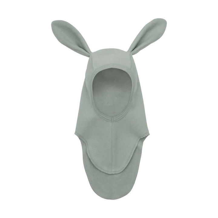 HUTTEliHUT Balaklava Bomullsfleece med Kaninører – Lily Pad Melange for barn - Brobrobrille