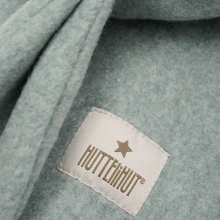 HUTTEliHUT Balaklava Bomullsfleece med Kaninører – Lily Pad Melange for barn - Brobrobrille