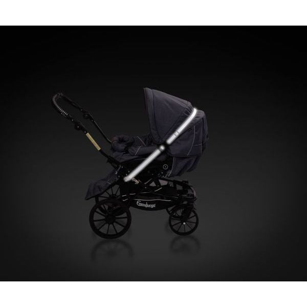 Tinkafu Refleksstropp til vogn Svart for barn - Brobrobrille