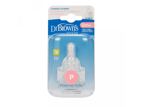 Dr.Brown Standard flaskesmokk Prematur 2-pack