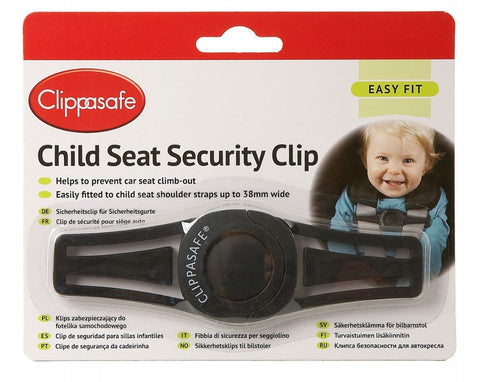 Beltesamler til bilstol mm (child seat security clip)